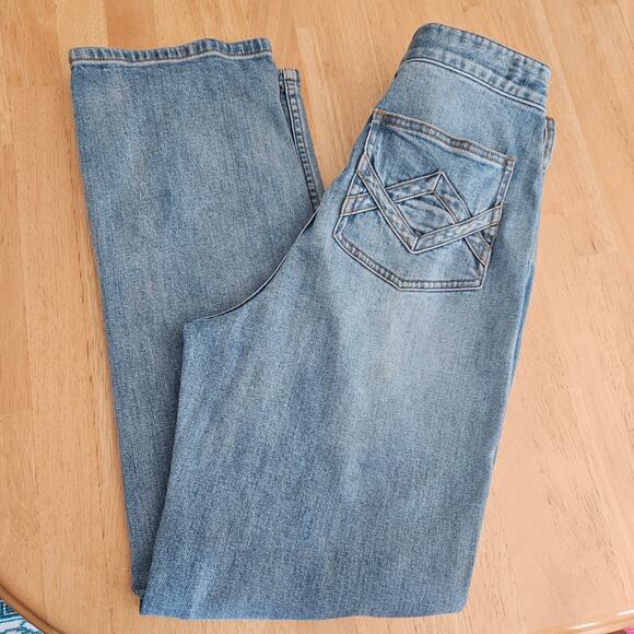 Faherty Rover 70’s jeans Straight Leg High Rise  Sz 26 - Picture 8 of 11